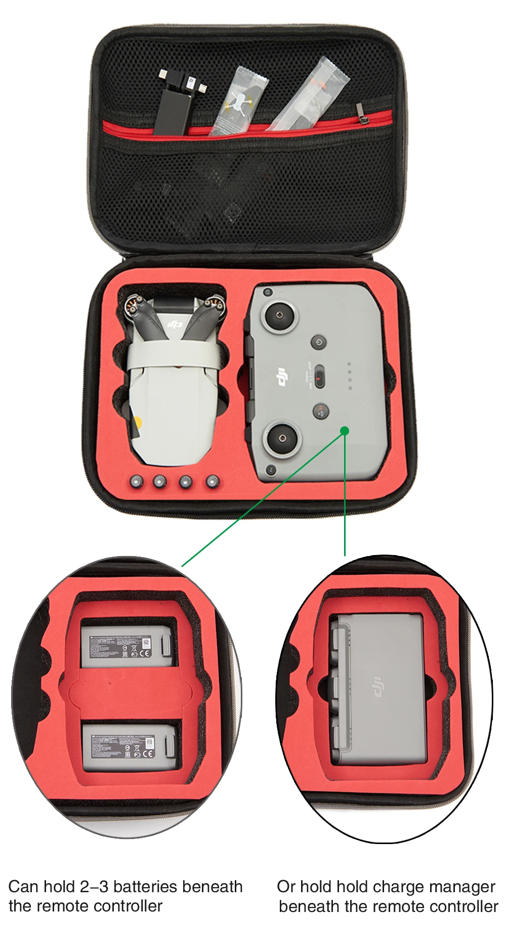 Potable Bag For DJI mini 4K Case Mini 2SE Suitcase EVA Carrying Box RC Cover For DJI Mini 4k min 2 Accessories
