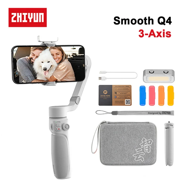 Zhiyun Smooth 4 Phone Gimbal Stabilizer - Smooth Q4 Smartphone Gimbal  3-axis Phone - Aliexpress