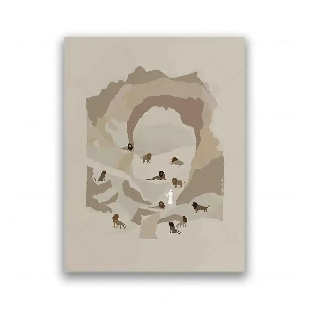 Divine Grace: Modern Christian Wall Art Canvas Print