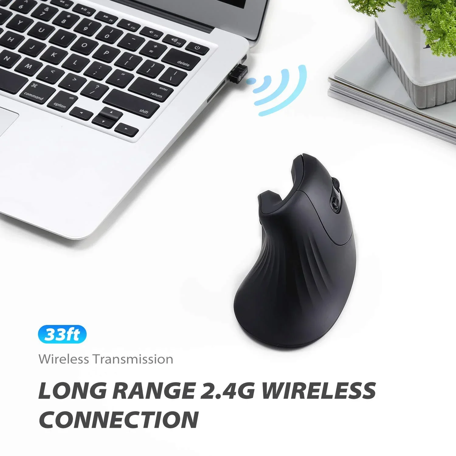 Mouse 2.4GHz Wireless Ergonomic Optical Silent Wired Adjustable DPI for Laptop PC Macbook Desktop Cellphone wireless mouse ergonomic mouse wireless optical mouse