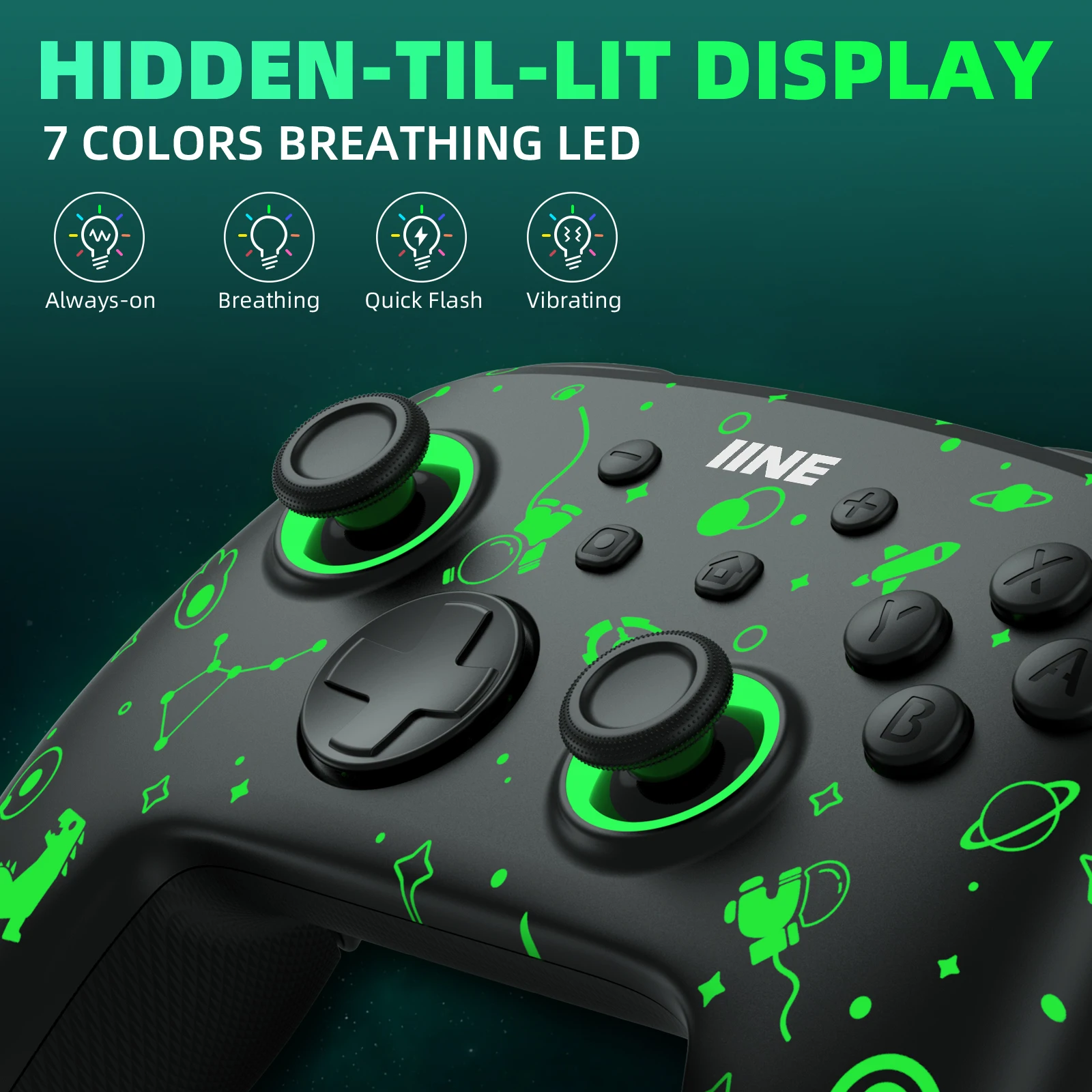 IINE   Ʈѷ ũ  NFC Amiibo ȣȯ ٵ ġ, ġ OLED PC 