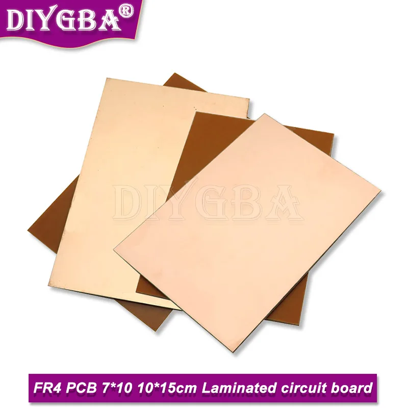 Pumuddsy-Plaque plaquée cuivre simple face, 1 pièce, FR4 PCB 10x15cm 10x15,  kit de bricolage stratifié - AliExpress