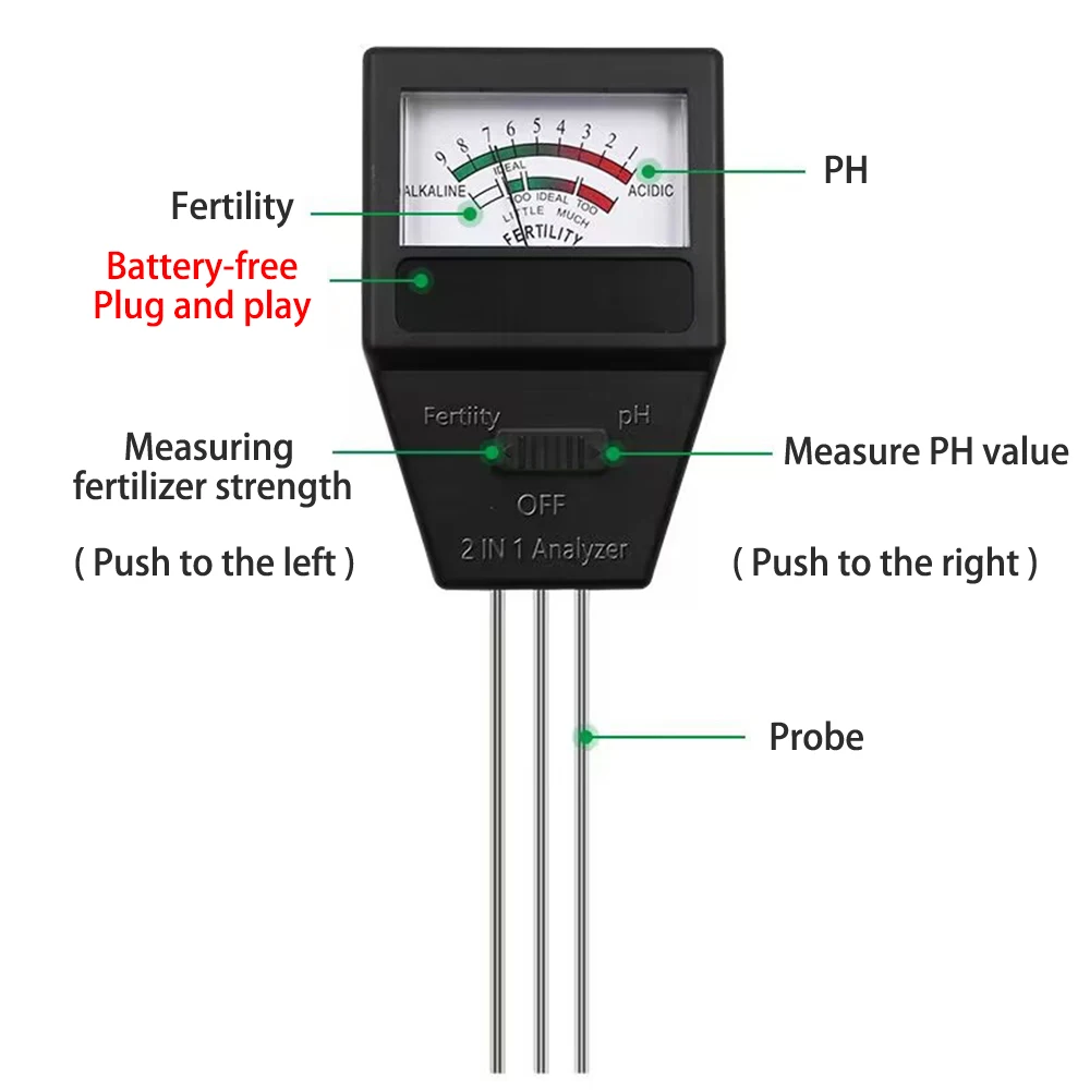 Shop 3 In 1 Soil Moisture Meter Hygrometer Humidity with great discounts  and prices online - Nov 2023