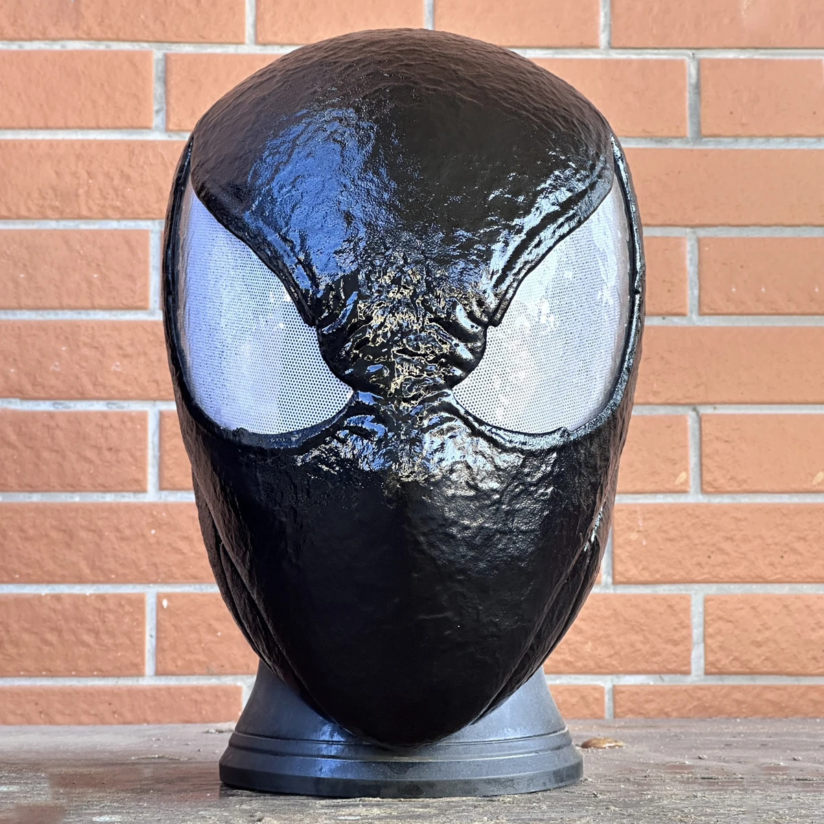 スパイダーマンマスク,取り外し可能な眼帯なし,手作り,コスプレ
