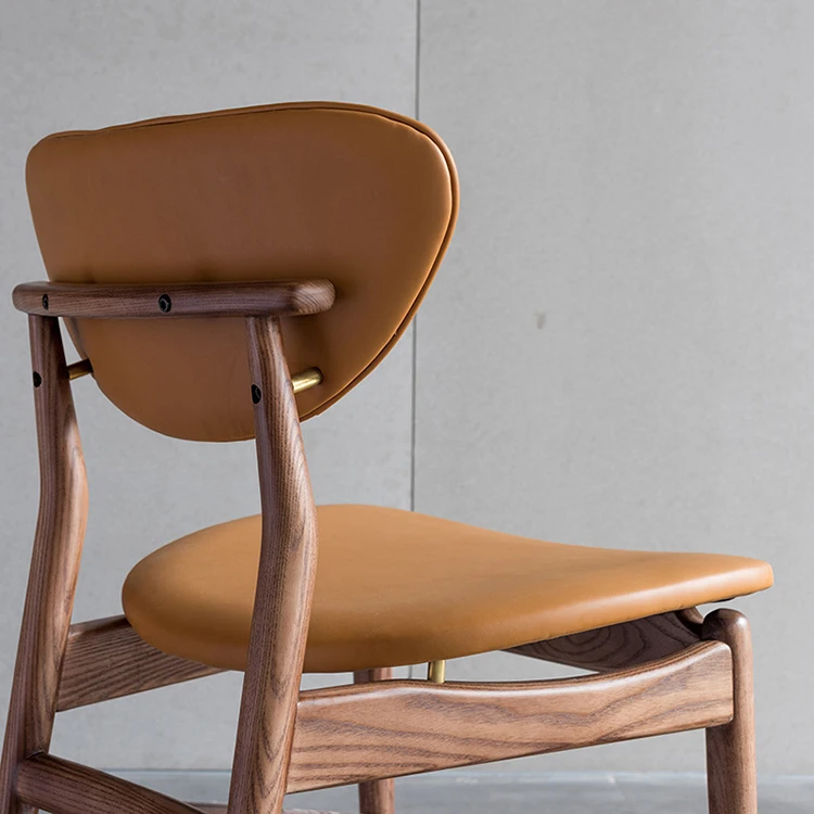 Home Cafe Unique Luxury Accent Modern Coffee Shop Leather Lounge Chair Upholstered Leisure Chair