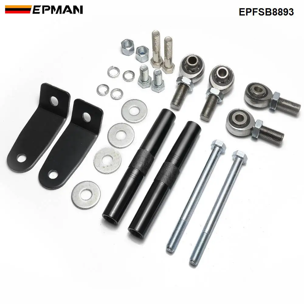 혼다 시빅 88-93용 EPMAN 프론트 스테빌라이저 바 (트랙션 바와 호환 가능) EPFSB8893