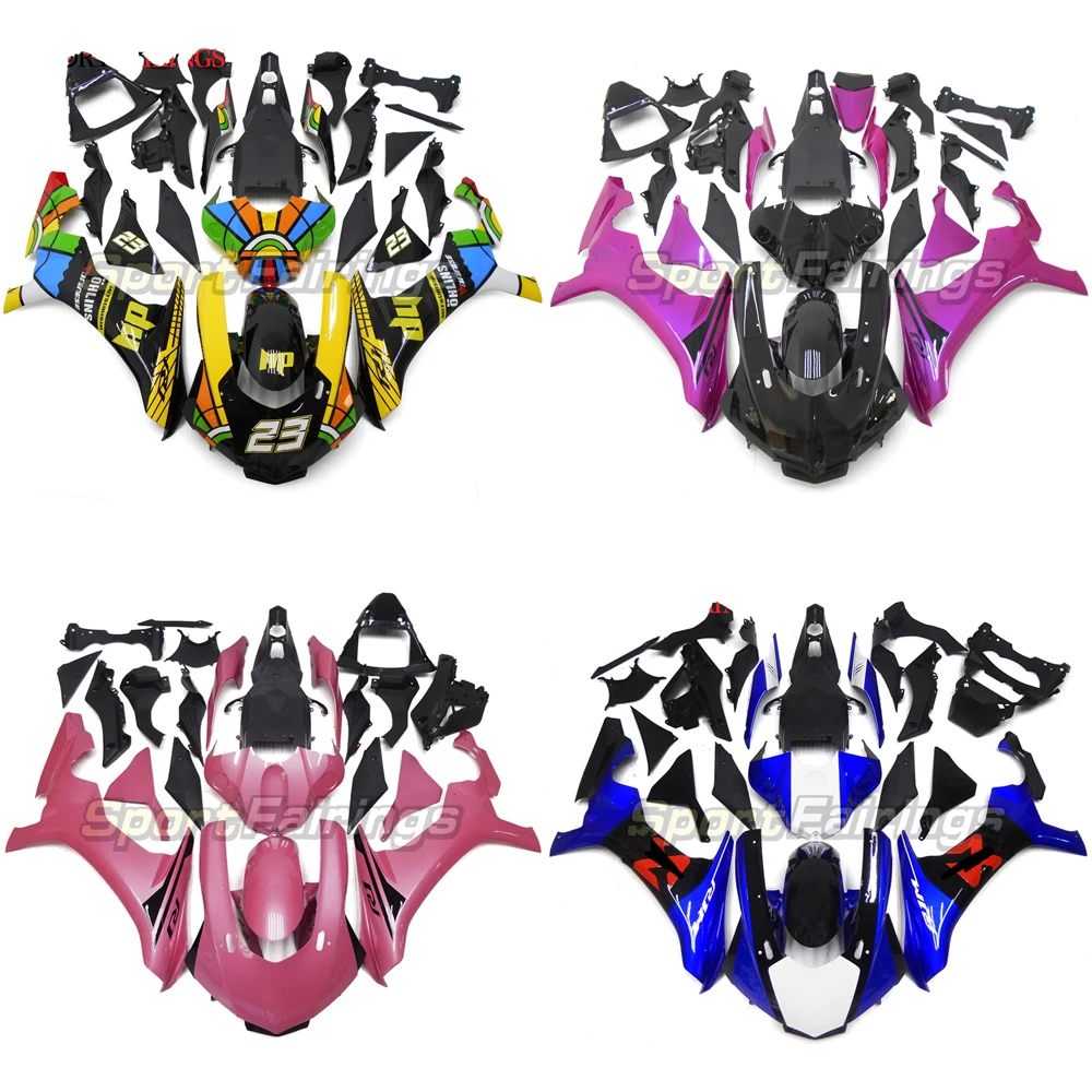 

Комплект обтекателей для мотоцикла из АБС-пластика для Yamaha YZF R1 YZFR1 YZF-R1 YZF1000 2015 2016 2017 2018 2019 боди черного цвета