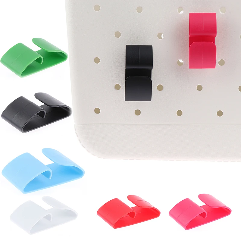 

1Pcs Bogg Bags Insert Carabiner Key Mask Holder Beach Storage Hooks Hole Beach Bags Hooks Accessories