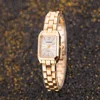 Luxury Top Brand Gold Watches Women Elegant Small Square Dial Ladies Quartz Watch Simple Fashion Female Clock zegarek damski 1