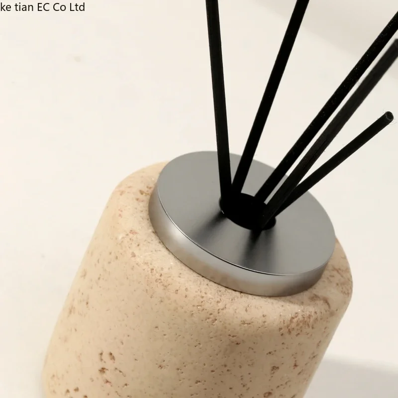 Wine--sabi-Bouteille d'arôme en pierre de tunnel de vent, bouteille vide, diffuseur d'arôme, lumière de salle de bain d'hôtel de luxe, décoration de la maison 3