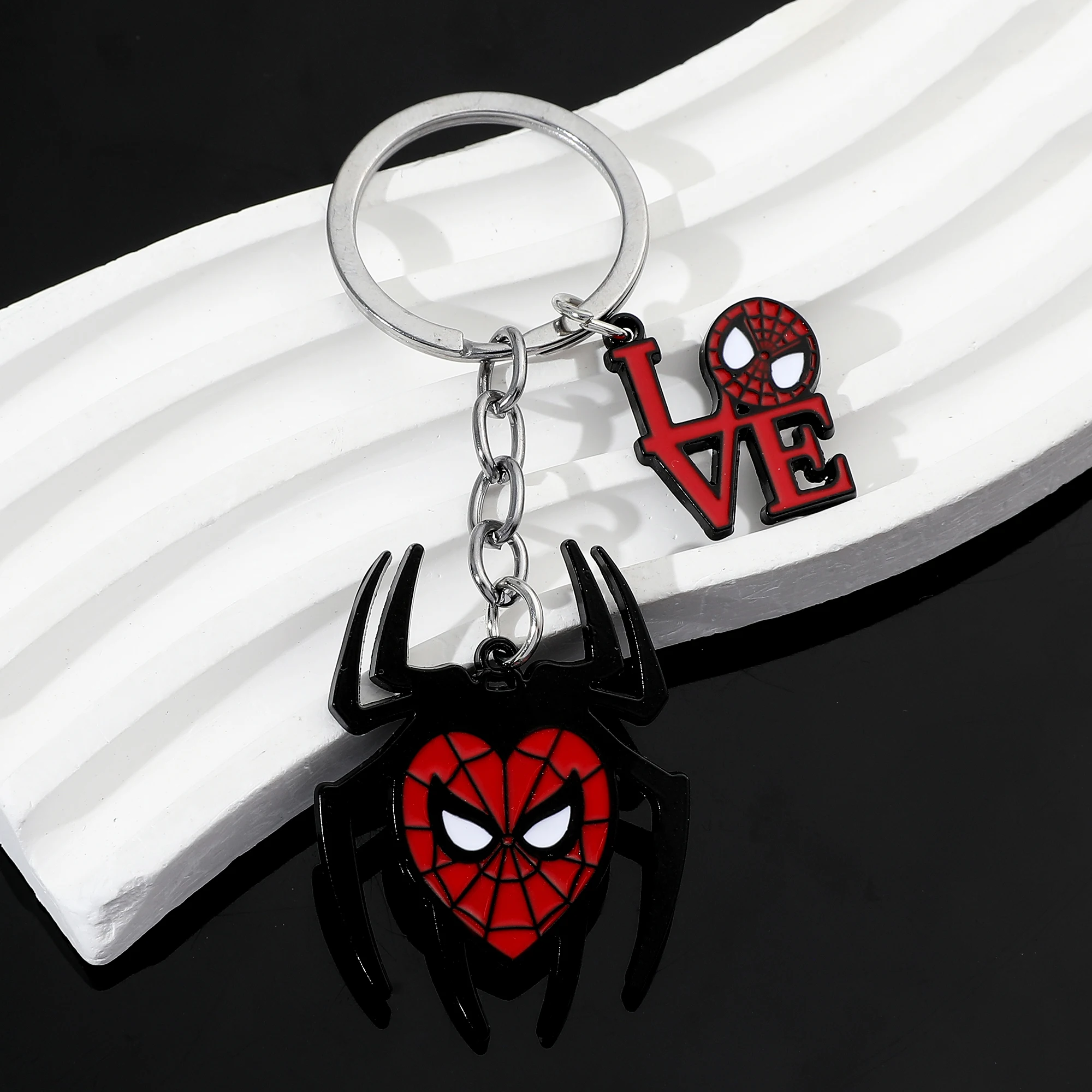 Gantungan Kunci Marvel Superhero Spiderman, gantungan kunci Gambar