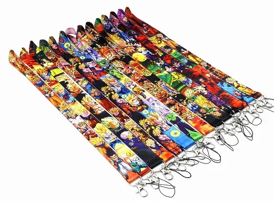 

New Arrival 100pcs Anime Cartoon Lanyard ID Badge Holder Key Neck Strap kids gifts