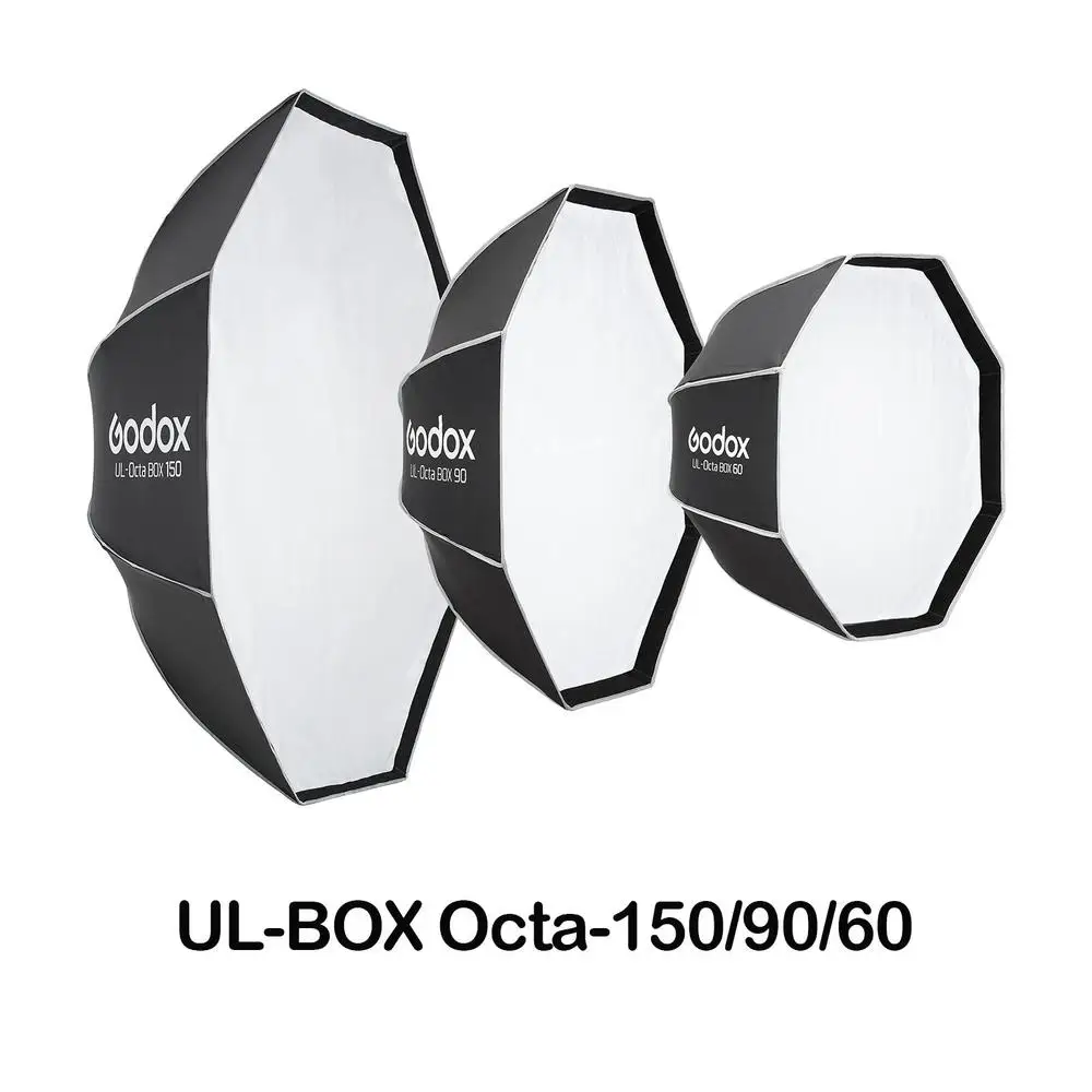 UL-Box 60cm/90/150cm Octagon Softbox, Quick Release Umbrella Softbox, Bowens Mou
