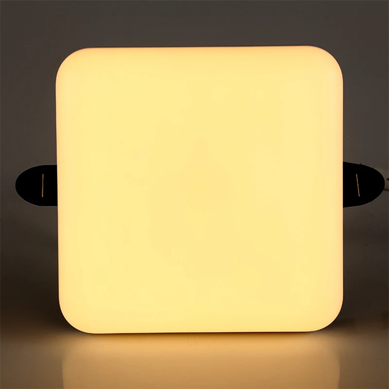 

36W 3Color LED Panel Lights Ultrathin Surface Downlight Square Round Panel Light White/Warm Indoor Bedroom LED Light