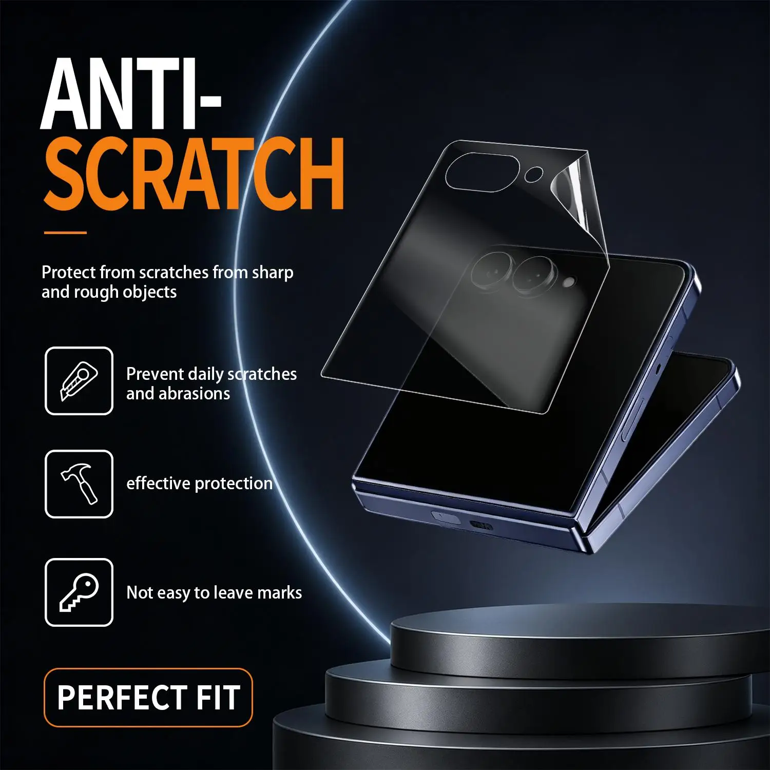 Enhanced Privacy Hydrogel Screen and Lens Protector for Samsung Galaxy Z Flip Series
