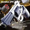 Soft Bullet Toy Gun Set with Ejecting Revolver for Kids, One-Key Detachable Pistol, Continuous Shooting 1