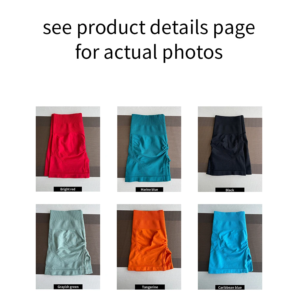 Effortless Seamless Tight shorts Gym shorts Womens Workout Yoga Soft High Waist Outfits Fitness Sports Wear