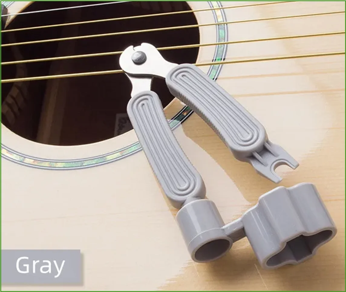 Holz-Gitarrensaitenwickler 3-in-1: Saitenwinder + Saitenschneider + Pin-Zieher, Gitarren-Wartungswerkzeug, Reparaturwerkzeug – Detail 7