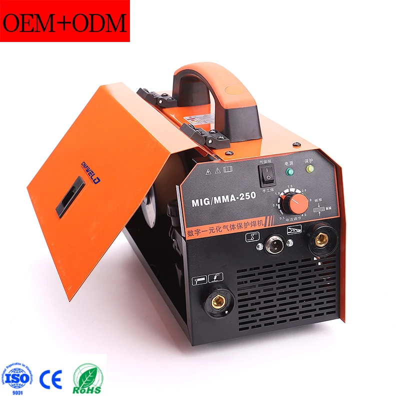 CHINAWELD Mig Mag /mma-250 Digital Control Gas Gasless Flux Core Wire  Mma Welder Welding Machine 3