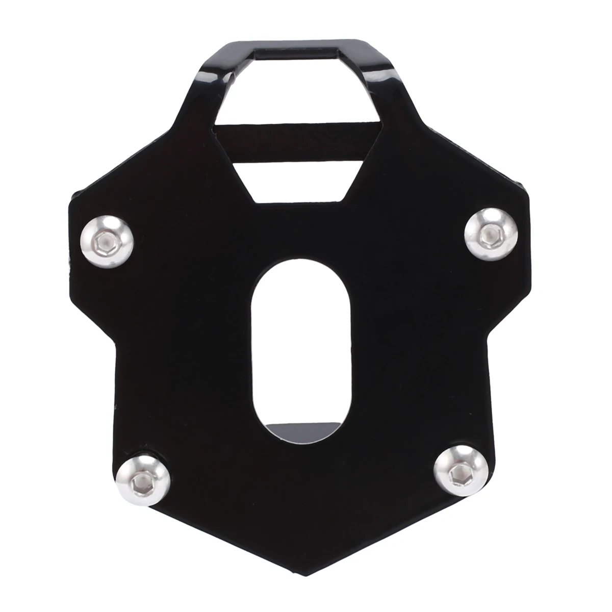 Motorcycle Kickstand Sidestand Stand Extension Enlarger Pad For Royal Enfield Himalayan 2020 2021 2022(Black)