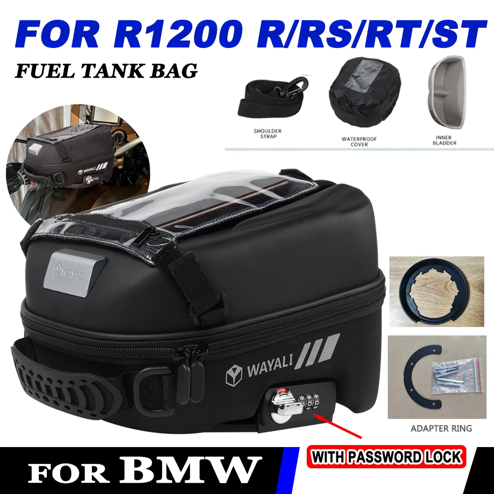 for-bmw-r1200r-r1200rs-r1200rt-r1200st-r1200-r-rs-tank-bag-newly-upgraded-large-capacity-password-lock-luggage-tanklock-backpack