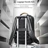 BOPAI Luxury Leather Men Leather Waterproof Backpack Fashion Business Travel Shoulder Bag 15.6Inch Laptop USB Charging Backpacks 3