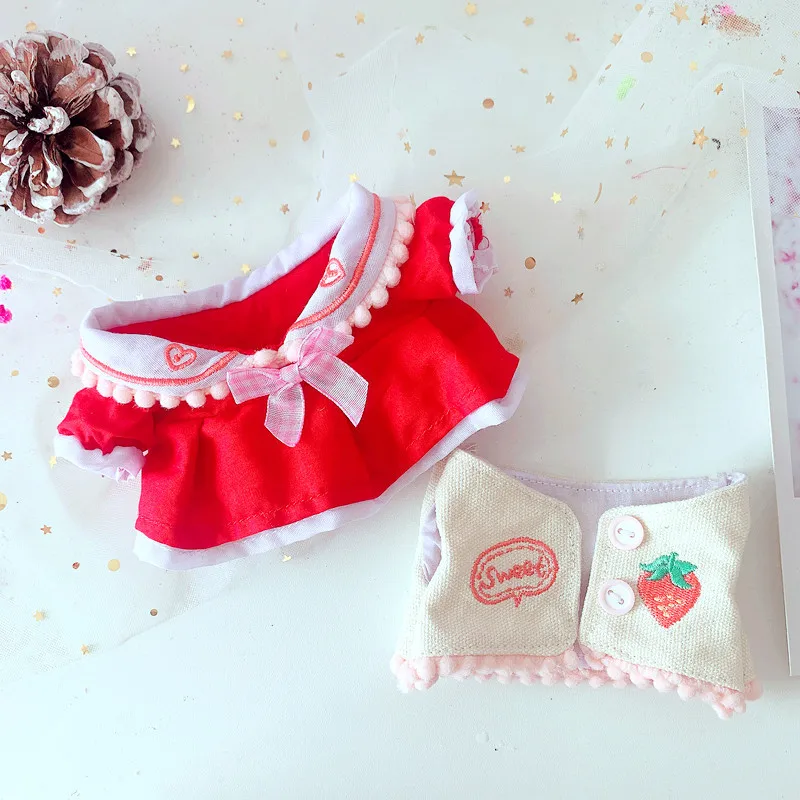 thumbnail image 1 of Ropa de muñeca para muñecas Idol de 20cm, accesorios de muñeca de algodón de felpa, vestido de novia con capucha para muñecas Kpop EXO de Corea, regalo para fanáticos, juguete DIY, 1 of 5