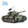 New Tongde M24 Chaffee 1/16 RC Light Tank Infrared Combating System Upgraded Wheels Radio Control Panzer Vehicle for Boy TH24485 5