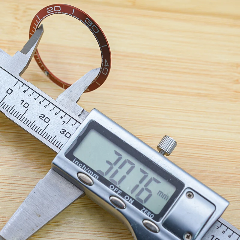 NH35 Bezel, watch part, size 38X30.5MM, for Seiko SKX007/SKX009/SKX011/SKX171/SKX173/SRPD etc., ceramic, diving bezel