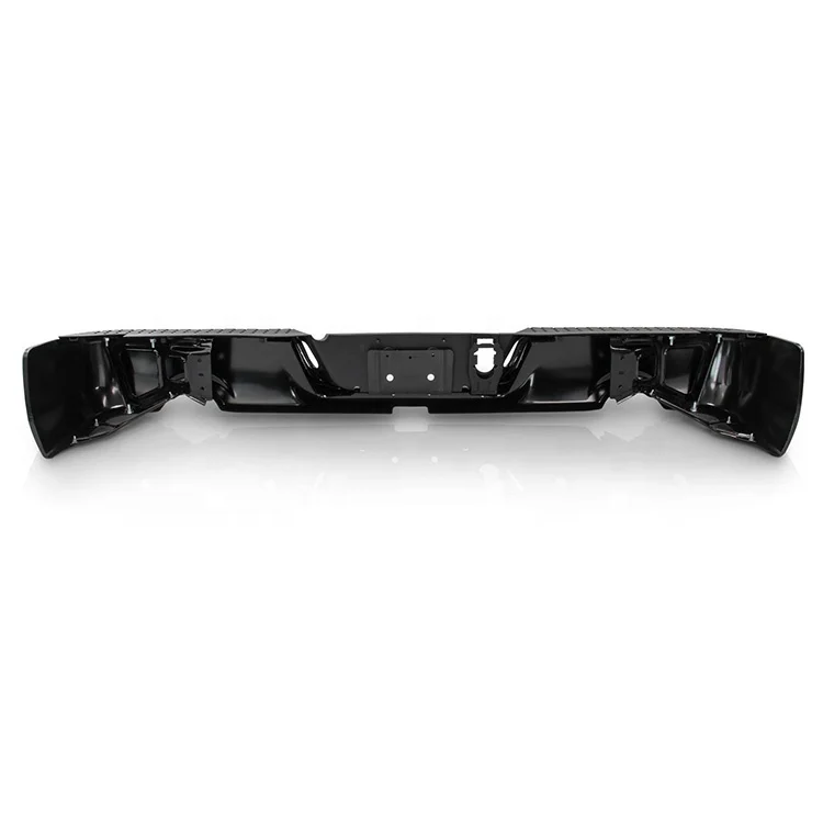 Rear Bumper Assembly for 2009- Dodge Ram 1500 Black Rear Bumper w Dual Exhaust W/o Parking Sensor