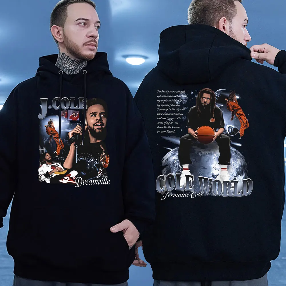 

Rapper J Cole World Graphic Printed Hoodies Men Women's Punk Hip-hop Sweatshirts for Spring Oversized Tracksuit Hoodie Pullover