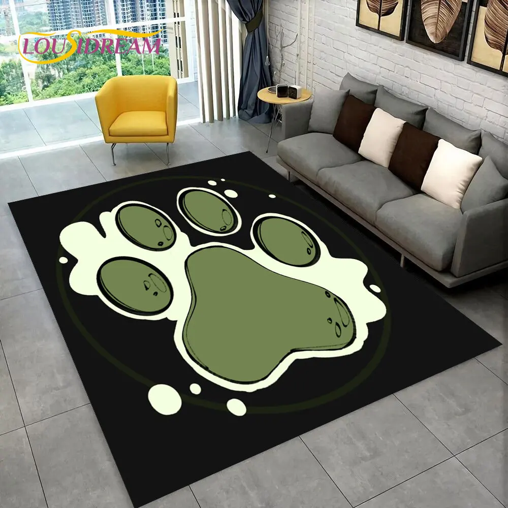 Huisdieren Footprint Zool Serie 3D Gebied Tapijt Grote, Tapijt Tapijt Voor Woonkamer Slaapkamer Sofa Deurmat Decoratie, kids Antislip Vloermat