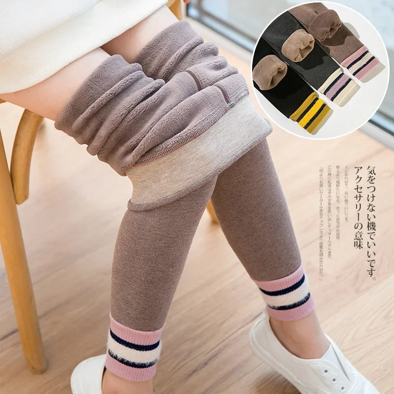 Women Fake Translucent Girls Elastic 220g 300g Warm Leggings Fleece Lined  Tights | Fruugo FR
