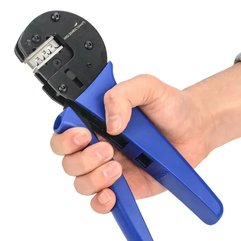 10mm2 태양광 커넥터 터미널 압착 펜치 에너지 연결을 위한 경량 유연한 태양광 패널 와이어 압착 도구