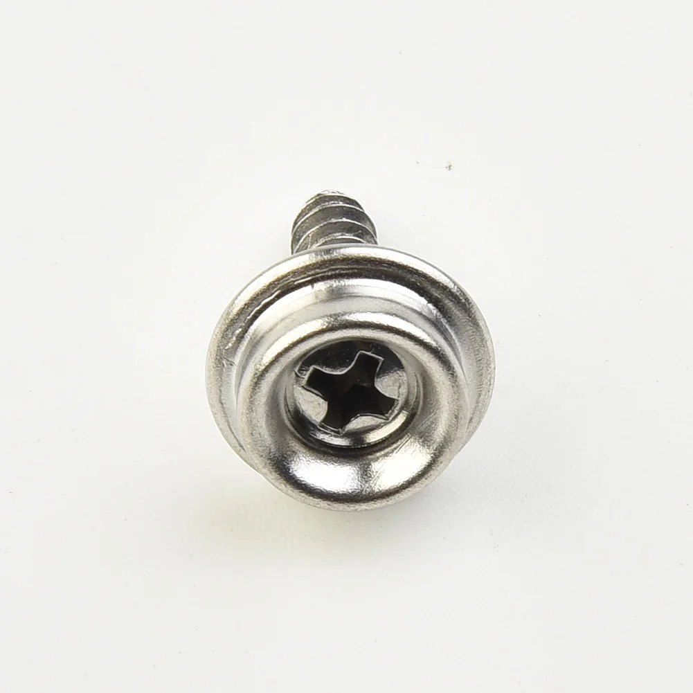 Snap Fastener Kit 30pcs Canvas Cap Screw Stainless For Tent Boat Marine Leather Jackets Handbags Boat Cover Button Fastener