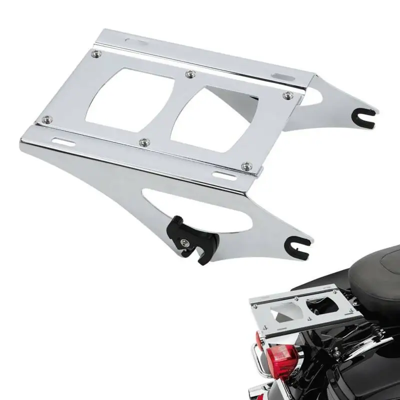 Detachable 2 Up Pack Mounting Luggage Rack For Harley Tour Pak Touring FL FLHR Street Glide 2014-
