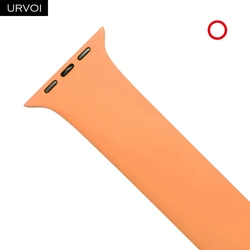URVOI Soft Silicone Sport Band - 42 - S10 38 40 41mm L (Kumquat)