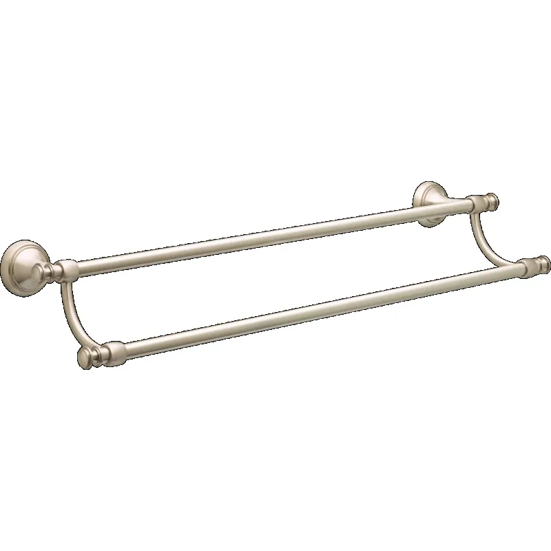 

Better Homes & Gardens Safford 24" Double Towel Bar Satin Nickel Towel Holder