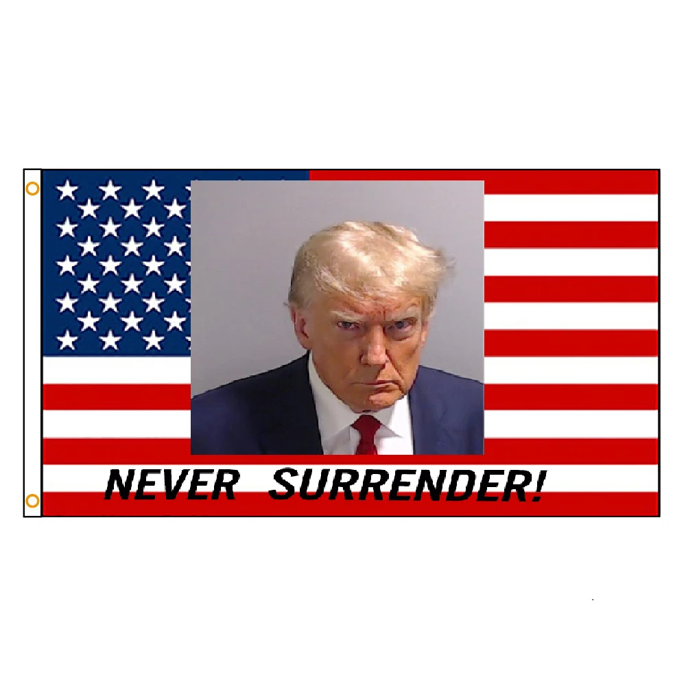 

JOLLY ROGER 90x150cm Donald Trumps Mugshot Flag For Decoration