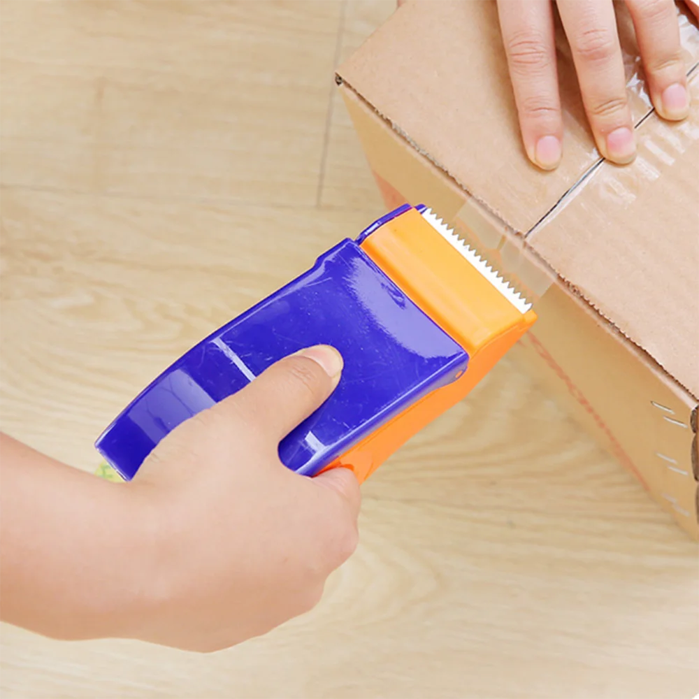 Durable Plastic Tape Dispenser with Roller Cutter