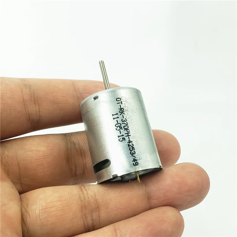 Moteur Miniature Diamètre 24 Mm 1 Pièce RK-370PH-15235 Micro 370 Moteur 6 V 9 V 12 V 16 V Micro Moteur à Balais Carbone