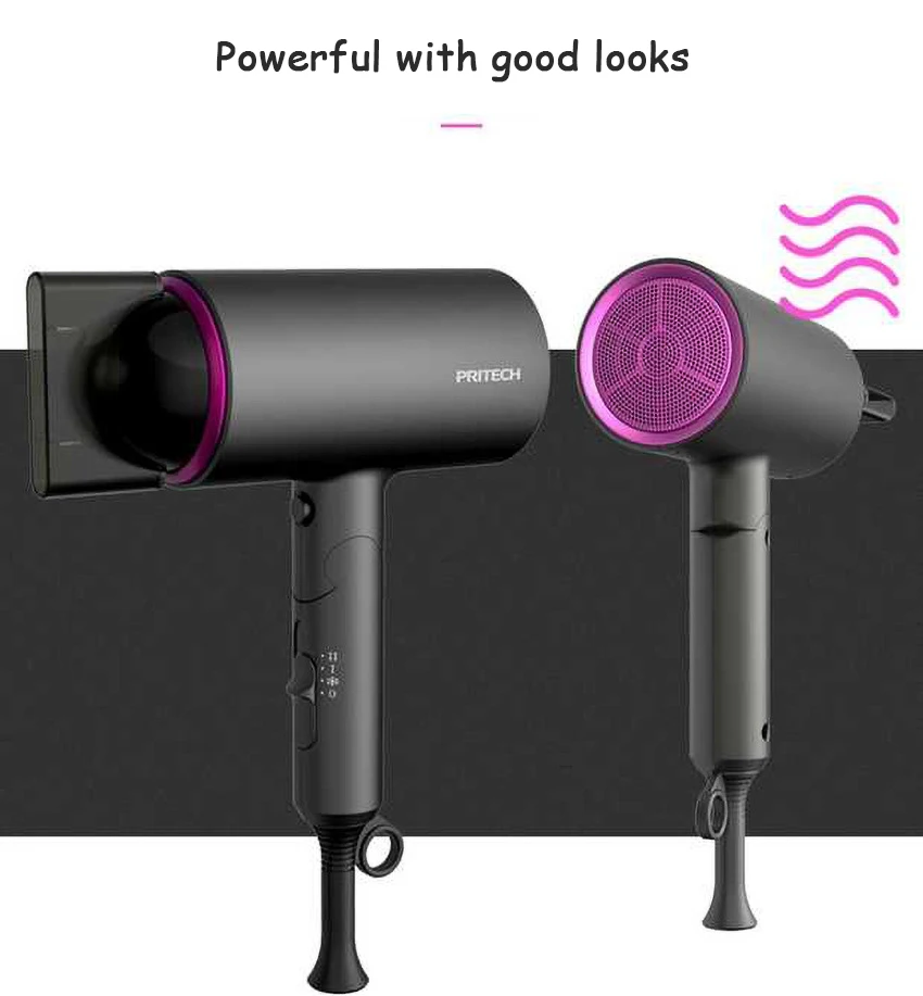 Sèche-cheveux Japonais 1400W - Tension 100-110V - Plieable - Neuf (peut Avoir De Petits Défauts)