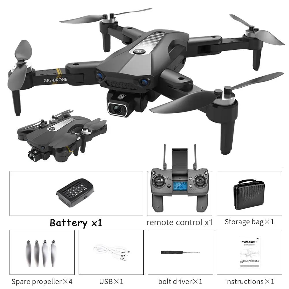 RC Quadcopter medium K80 MAX GPS 5GHz RC Drone 8K Multifunction Professional Obstacle Avoidance Dual HD Camera Brushless Motor Quadcopter Toys Boy rc quadcopter with camera RC Quadcopter