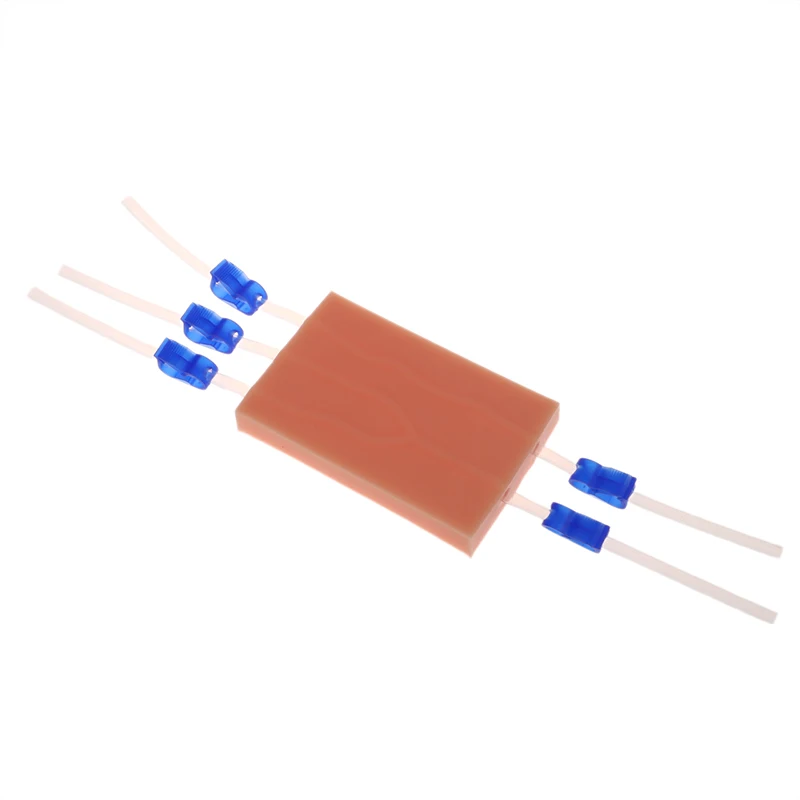 Venipuncture Injection Practice Pad Simulation Human Skin Tear Resistant Portable For Students Nurses Suture Training Model