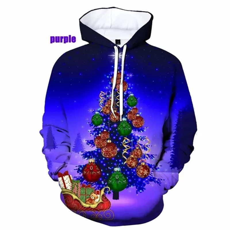 Amazon Christmas Tree Zip Up Hoodie Holiday Hoodies For Women