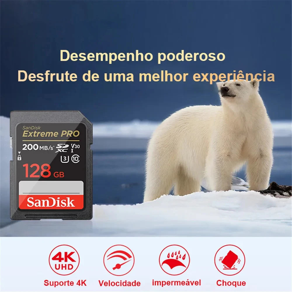 SanDisk ͽƮ  SD ī, SDHC SDXC UHS-I, C10 U3 ޸ ī,  V30, 4K, ī޶, DV, SLR, 32GB, 64GB, 128GB, 256GB, 512GB, 