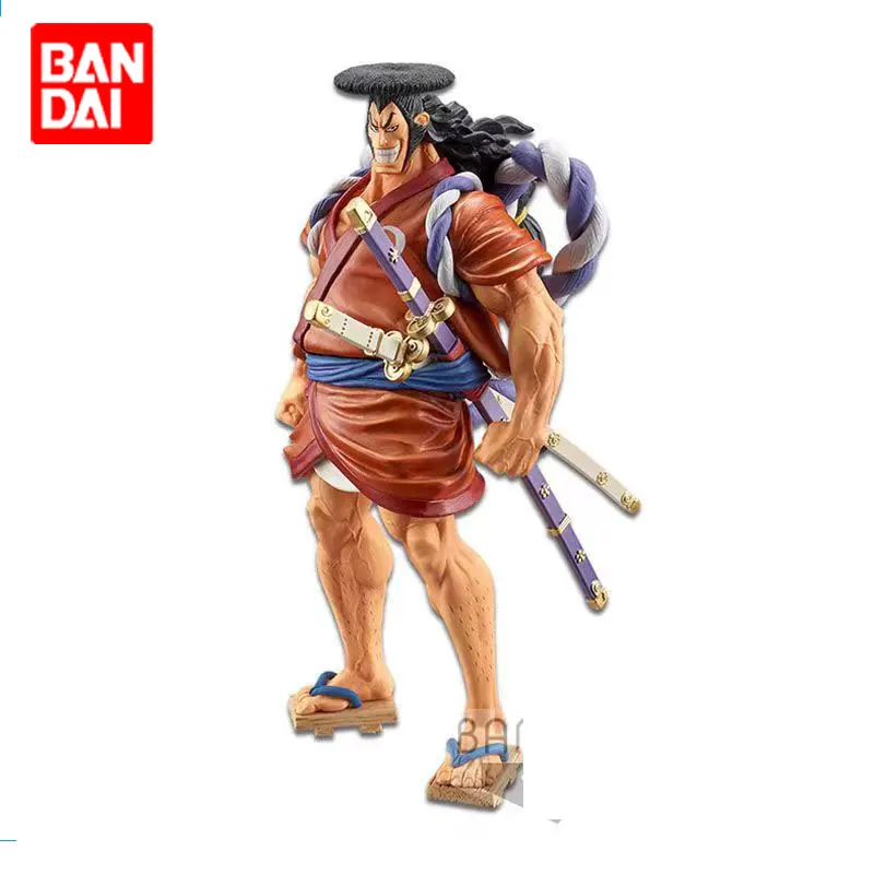 

Genuine Bandai ONE PIECE DXF Great Route Wanno Country Kozuki Oden Original Anime Action Figure Collectible Model Toys for Boys