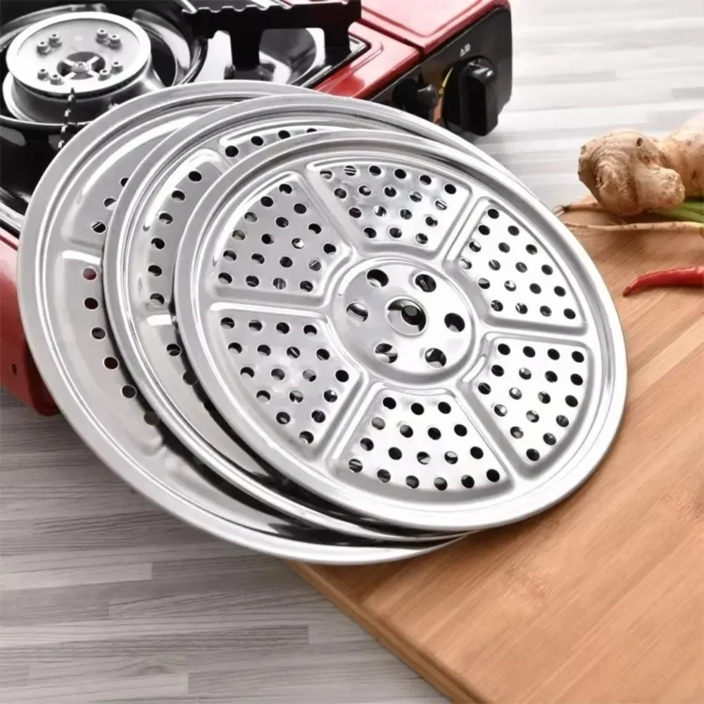 Steamer Rack Durable Stainless Steel Kitchen Gadgets 16-34cm Steamed Rice Cooker Round Boiler Plate