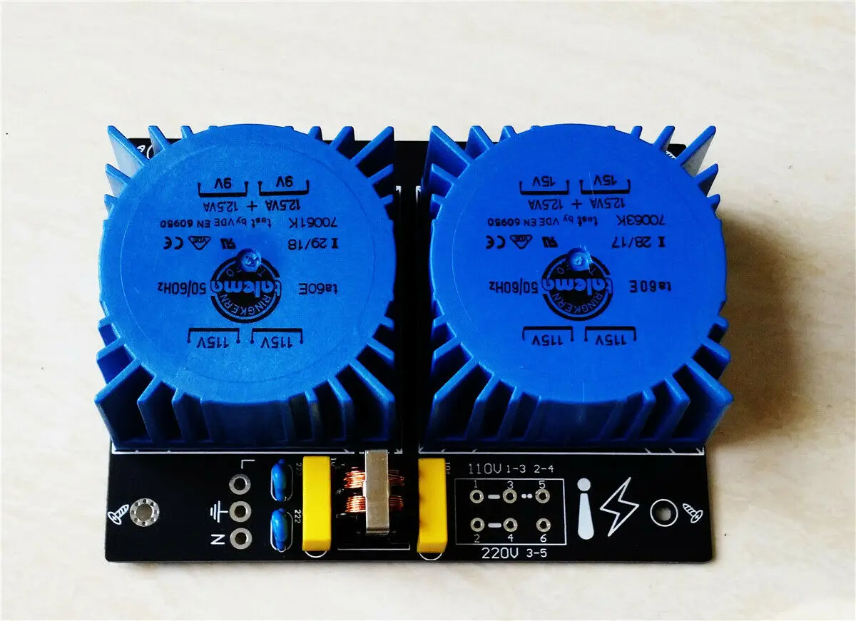 

Talema Toroidal Trans 25VA with PCB for DAC Pre-amplifier 115V/230V 9V 15V