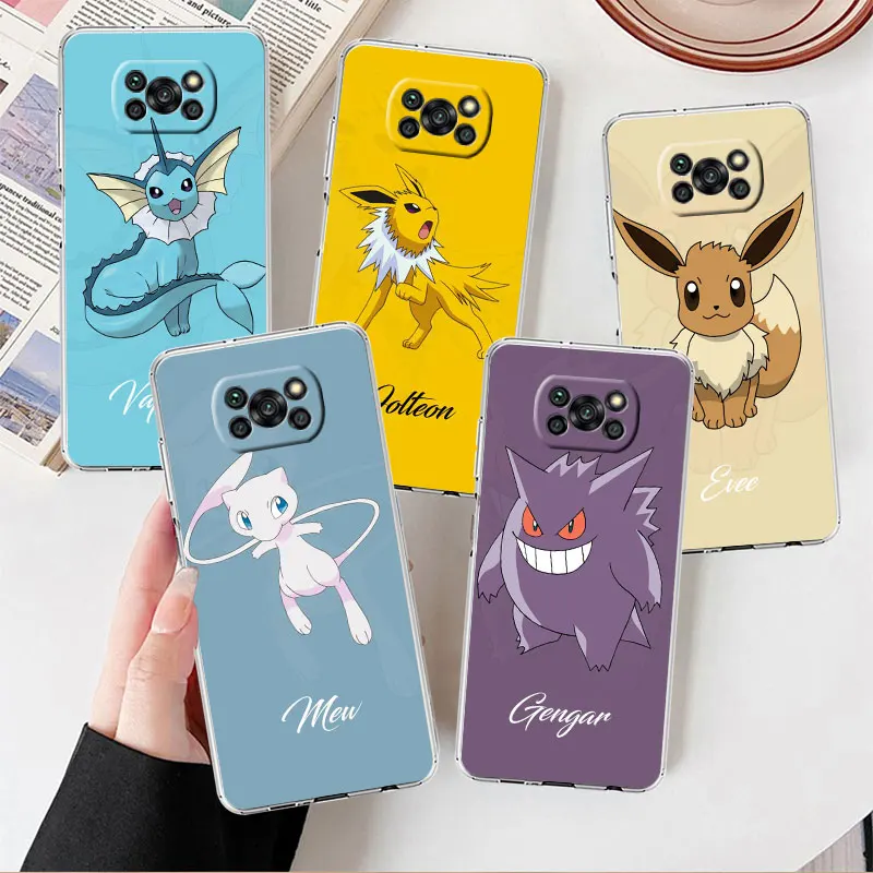 Custodia Trasparente Magnetica Per Xiaomi Poco X3 NFC, M3 Pro, F3, F1, 11 Lite E Altri Modelli - Stampa Conchiglia, Antigraffio, Antiscivolo